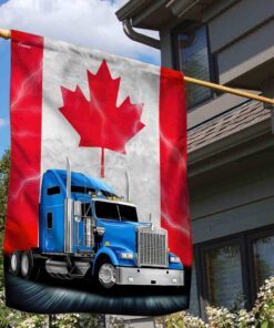 Canada Freedom Convoy. Truck Drivers. Trucker Flag THN3747F