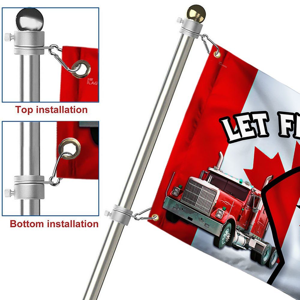 Canada Freedom Convoy 2022 Grommet Flag Let Freedom Roll DBD3299GF - Image 5