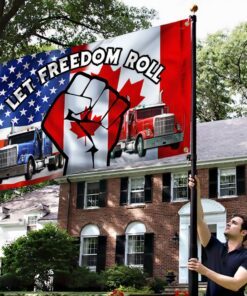 canada freedom convoy 2022 grommet flag let freedom roll dbd3299gf 6755