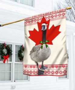 Canada Goose Christmas Flag TQN740F