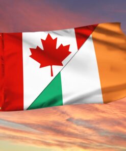Canada Ireland Grommet Flag TPT615GF