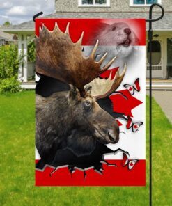 canada moose flag mln147f 4898