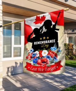 Canada Remembrance Day. Lest We Forget Flag LNT644F