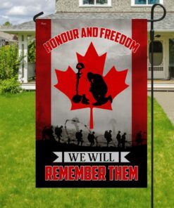 canada veteran flag honour and freedom we will remember them tqn185f 1777