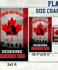 canada veteran flag honour and freedom we will remember them tqn185f 5659