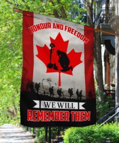 canada veteran flag honour and freedom we will remember them tqn185f 7325