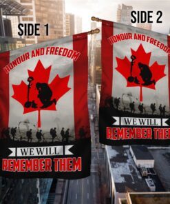 canada veteran flag honour and freedom we will remember them tqn185f 8060