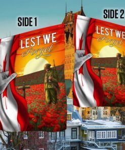 canada veteran lest we forget flag mln1334f 5270