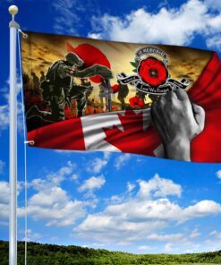 canada veteran remembrance day grommet flag tpt293gf 3338