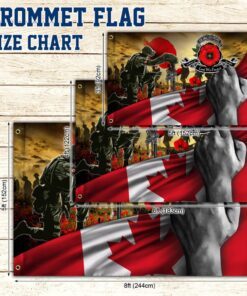 canada veteran remembrance day grommet flag tpt293gf 4965