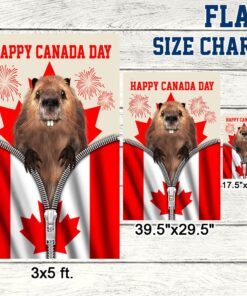 canadian flag happy canada day beaver canadian flag qtr181f 2163