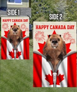 canadian flag happy canada day beaver canadian flag qtr181f 4072
