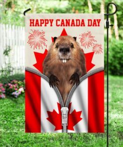 canadian flag happy canada day beaver canadian flag qtr181f 5802