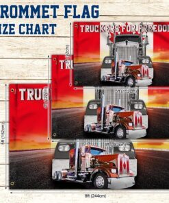 canadian freedom convoy, truckers for freedom, mandate freedom truck grommet flag thh3766gf 2997