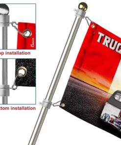 canadian freedom convoy, truckers for freedom, mandate freedom truck grommet flag thh3766gf 7514