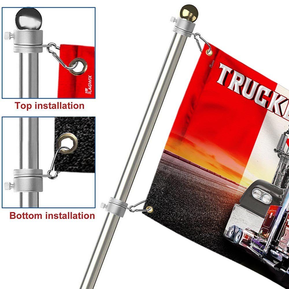 Canadian Freedom Convoy, Truckers For Freedom, Mandate Freedom Truck Grommet Flag THH3766GF - Image 6
