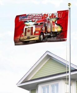 canadian freedom convoy flag, truckers for freedom, mandate freedom truck grommet flag thh3750gfv3 5363