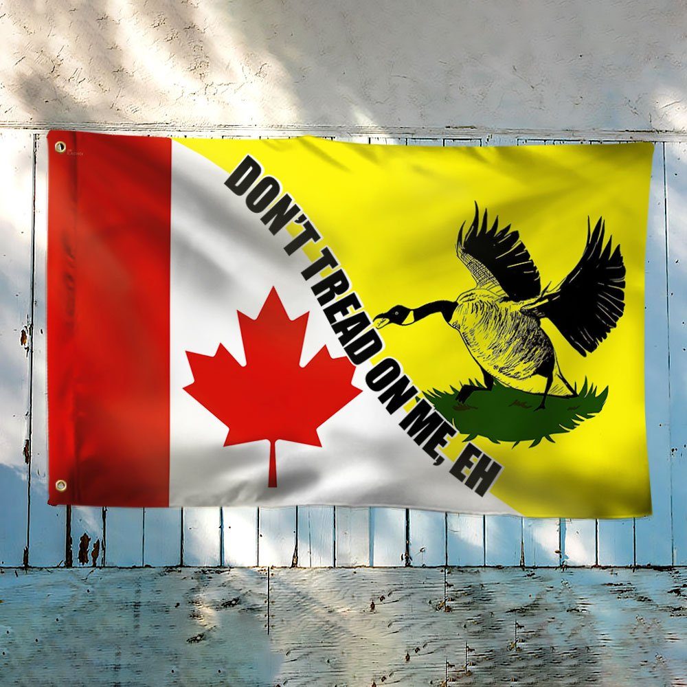 Canadian Gadsden Flag, Don't Tread On Me Eh Grommet Flag, Freedom Convoy 2022, Mandate Freedom, Truckers For Freedom, Canada Truckers QNH06GFv1 - Image 5