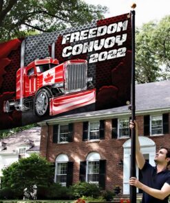 canadian trucker grommet flag freedom convoy 2022 ddh3281gf 2083