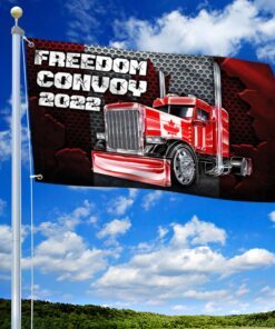 canadian trucker grommet flag freedom convoy 2022 ddh3281gf 3427