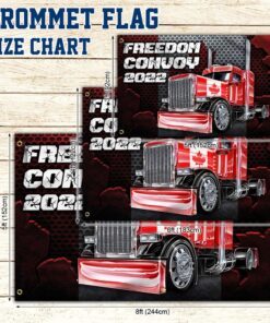 canadian trucker grommet flag freedom convoy 2022 ddh3281gf 8135