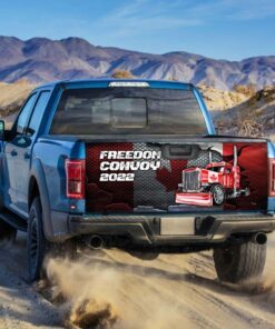 canadian trucker truck tailgate decal sticker wrap freedom convoy 2022 ddh3281td 6178