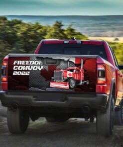 canadian trucker truck tailgate decal sticker wrap freedom convoy 2022 ddh3281td 7020