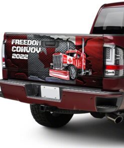 canadian trucker truck tailgate decal sticker wrap freedom convoy 2022 ddh3281td 8130