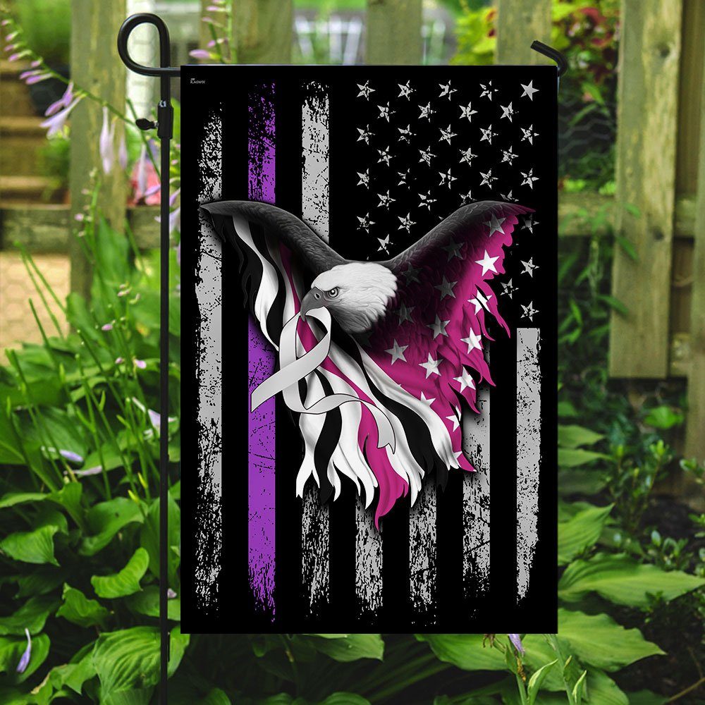Cancer Ribbons Lung - Pancreatic - Breast Cancer Awareness Flag TRL179Fv2 - Image 7