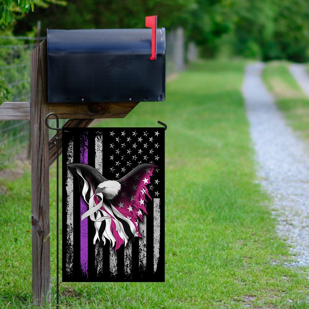 Cancer Ribbons Lung - Pancreatic - Breast Cancer Awareness Flag TRL179Fv2 - Image 9