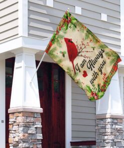 cardinal. i am always with you flag 3243