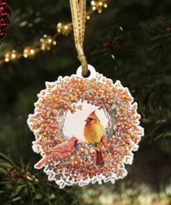cardinal bird custom shaped ornament ntb323o 3748