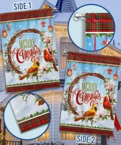 cardinal christmas flag love in heaven tqn578f 4315