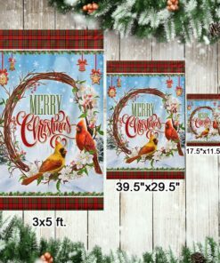 cardinal christmas flag love in heaven tqn578f 4339