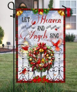 cardinal flag let heaven and angels sing mlh1929f 3138