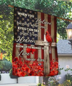 cardinal flag signs from heaven christian cross flag trv1942f 3032