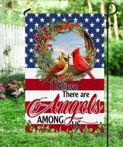 cardinal i believe there are angels among us flag mln78f 4640