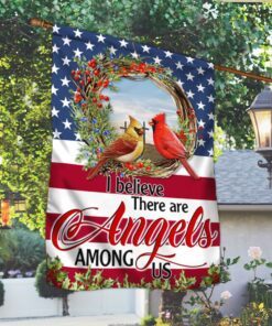 cardinal i believe there are angels among us flag mln78f 6375
