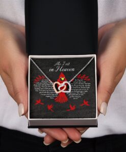 cardinal love in heaven necklace as i sit in heaven lnt709nl 8482