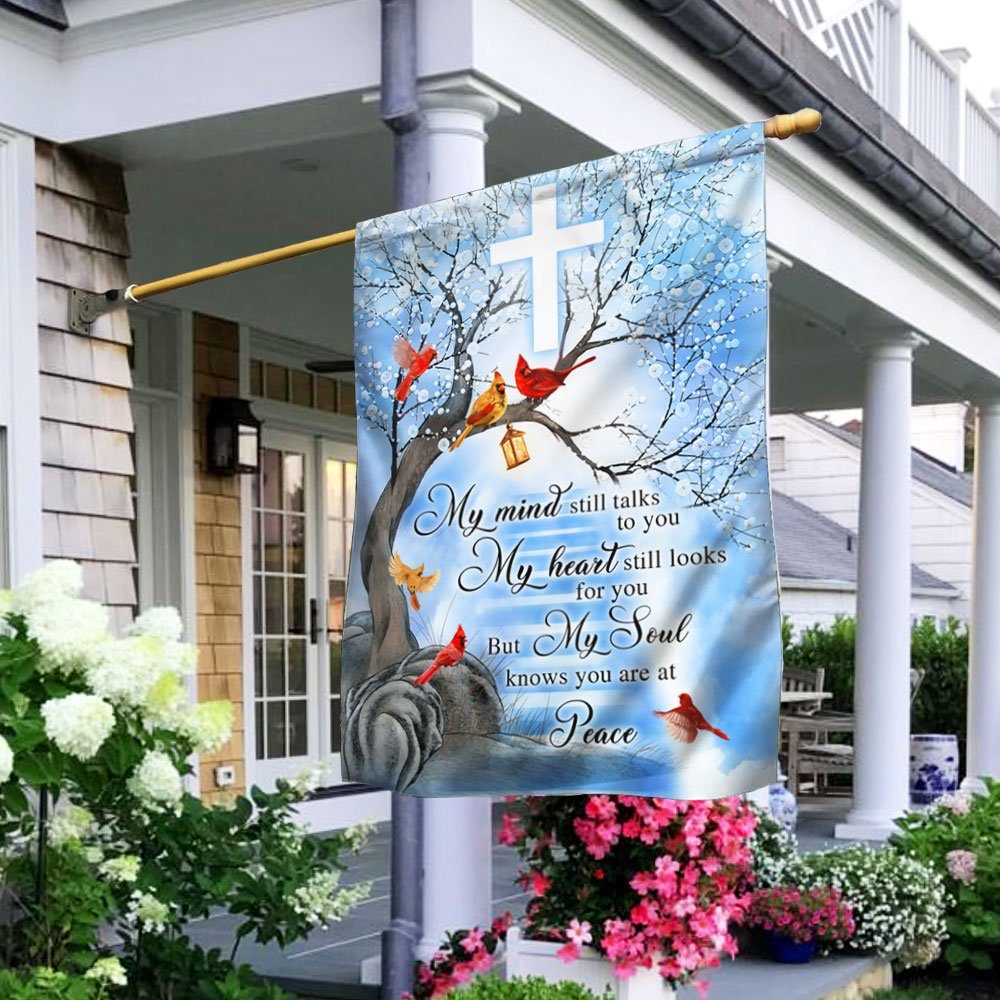 Cardinal Memorial Flag My Mind Still Talks To You My Heart Still Looks For You DDH3252F