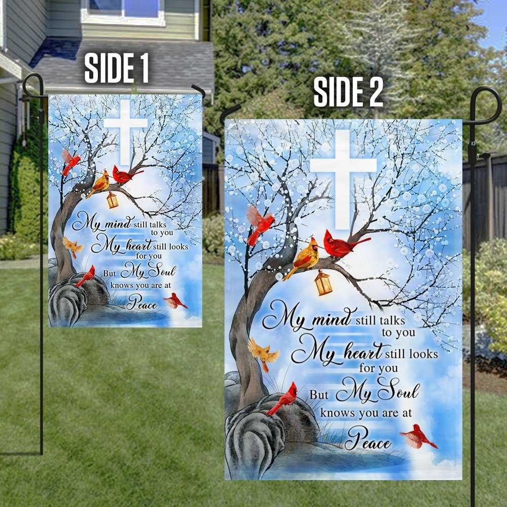 Cardinal Memorial Flag My Mind Still Talks To You My Heart Still Looks For You DDH3252F - Image 6