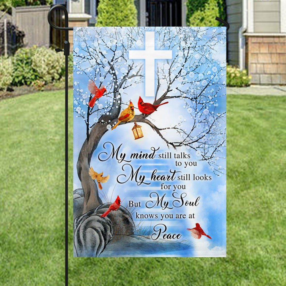 Cardinal Memorial Flag My Mind Still Talks To You My Heart Still Looks For You DDH3252F - Image 5