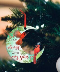 cardinal ornament i am always with you anl219o 6811