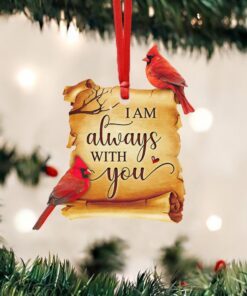 Cardinal Ornament I Will Always With You MLH1940O