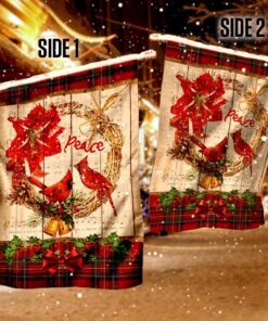 cardinal peace christmas flag 7534