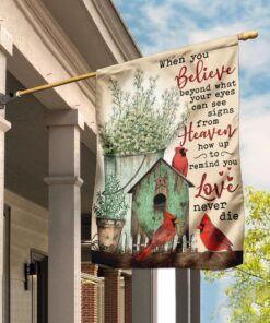 Cardinal When You Believe Flag