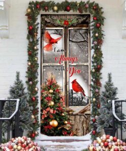 cardinals. i am always with you door cover 4352
