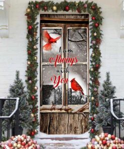 cardinals. i am always with you door cover 6466