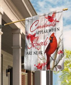 Cardinals Appear When Angels Are Near Flag