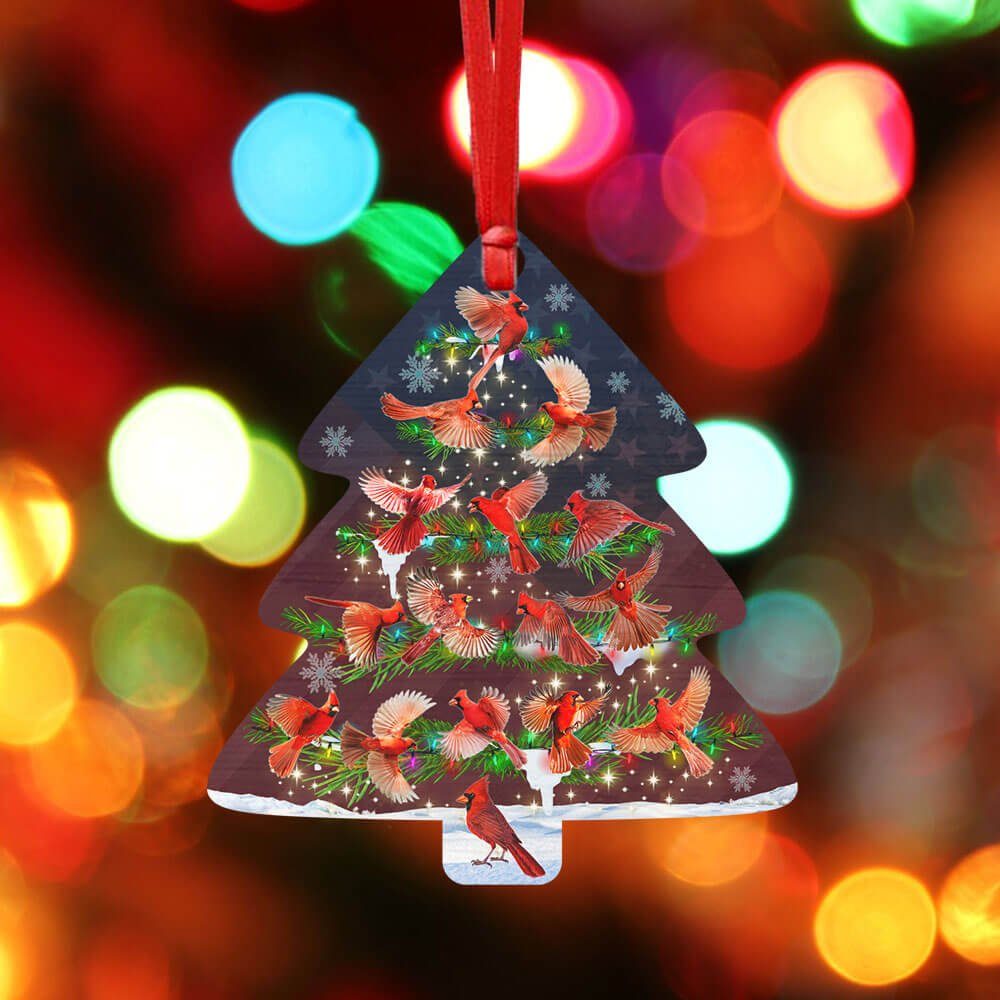 Cardinals Christmas Tree American Ornament THB3457O